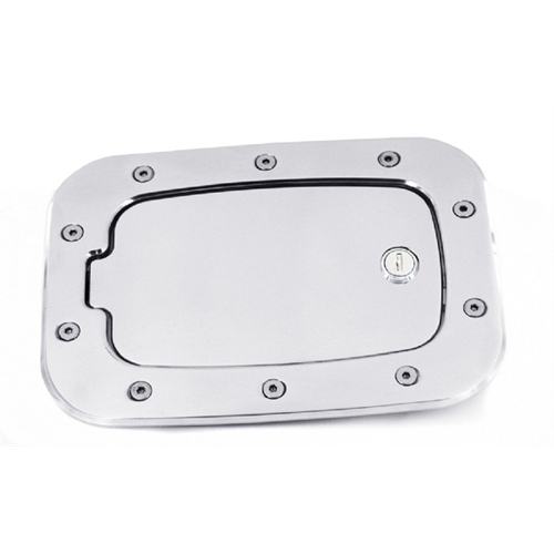 For 05-08 Ford Mustang Fuel Gas Tank Door Cover Cap Chrome Stainless