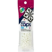Perler Cap Beads 750/Pkg - White