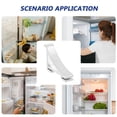 thumbnail image 5 of unbranded  8 Pcs Fridge Brackets Freezer Shelf Clips Refrigerator White, 5 of 6