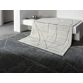 thumbnail image 6 of Hauteloom Osprey Living Room, Bedroom Area Rug - Contemporary - Charcoal, White, Black - 4' x 6', 6 of 7