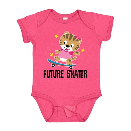 

Inktastic Skateboarding Girls Future Skater Girls Baby Bodysuit