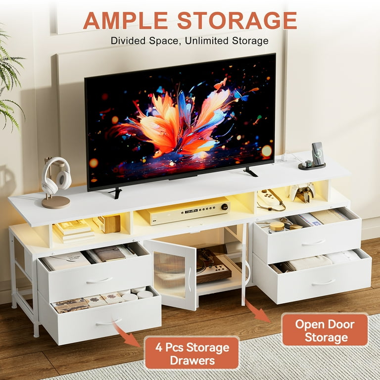 GUNAITO TV Stand for TV up to 70