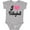 AC-Heather Grey, variant on Inktastic Volleyball Baby Clothes Girls Baby Bodysuit