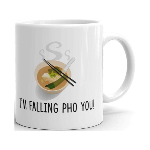 I'm Falling Pho You Funny Coffee Tea Ceramic Mug Office Work Cup Gift 11 oz
