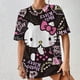 thumbnail image 5 of Camiseta de verano con estampado 3D de Hello Kitty para mujer, remera Harajuku de gran tamaño para niña, ropa nueva de manga corta con cuello redondo, 5 of 5