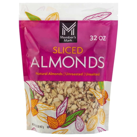 2X  Sliced Almonds, 32 oz.