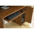 Sauder Orchard Hills Computer Desk with Hutch, Milled Cherry Finish