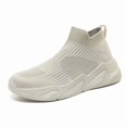 thumbnail image 3 of Men's Breathable Slip-On Sneakers - Casual Sneakers Suitable for Jogging, Round-Toe Lightweight with Cushioned MD Sole & Insole, Spring Summer Fall Casual Attire, Minimalist Sportswear (No Laces), 3 of 7