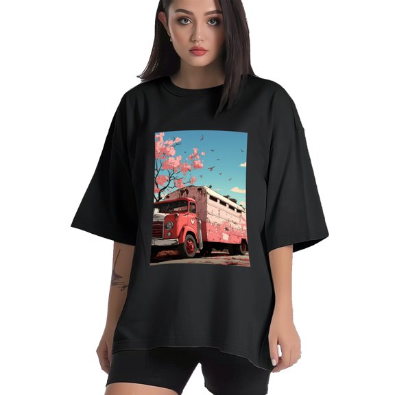 Plus Size Shirt for Women Black Tops for Women Short Sleeves Shirt for Women Valentine's Day (22) T Shirt Crewneck Shirt for Women XS