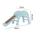 thumbnail image 4 of Cat Scratch Ramp Slide Grinding Claw Bed Scratching Lounge Board for Playing Blue, 4 of 8