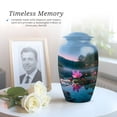 thumbnail image 6 of Butterfly Cremation Funeral Urns For Human Ashes Adult - Blue Mini Urns For Adult Ashes Set Of 4 - Adult Urns For Ashes Adult Female Mother - 1 Large Decorative Urn For Dad, 10&3 Inch, 6 of 7