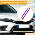 thumbnail image 3 of Unique Bargains 2pcs 15cm/5.91in Adjustable Front Bumper Lip Splitter Strut Rod Tie Purple, 3 of 6