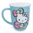 thumbnail image 2 of Sanrio Hello Kitty Pastel on Rainbow Wide Rim Ceramic Mug | Holds 16 Ounces, 2 of 6