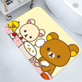 thumbnail image 1 of Alfombra de baño Rilakkuma para el hogar, felpudo Kawaii para pasillo, sala de estar, entrada, antideslizante, decoraciones para balcón Fivean unisex, 1 of 2