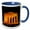 Blue/White, variant on 3drose, Italy, Sicily, Agrigento, Temple of Concord Ruins - Eu16 Rer0006 - Ric Ergenbright, 15oz Two-tone Blue Mug