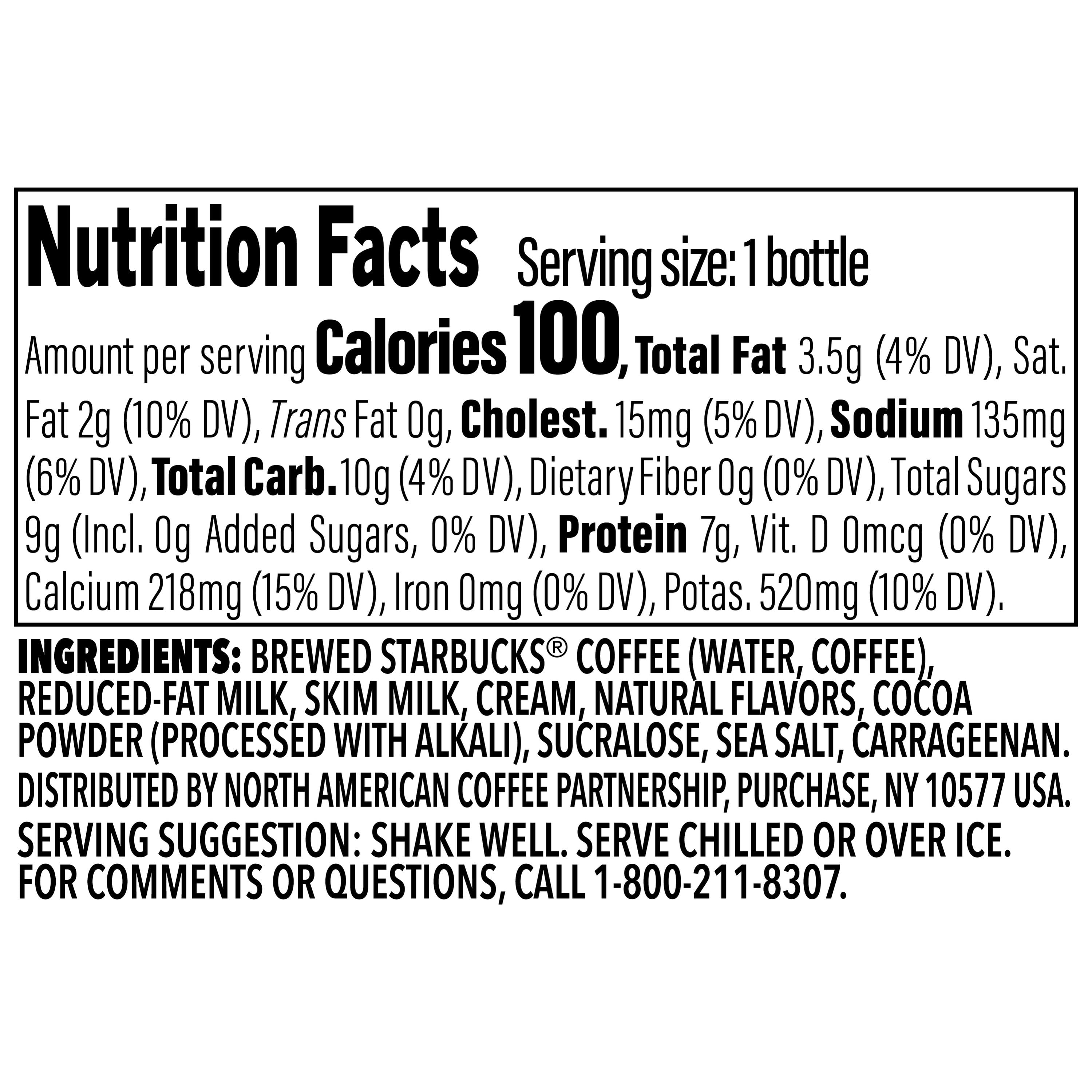 Starbucks Frappuccino Lite Double Chocolate Gelato, 12 Pack 9.5 fl oz Bottles