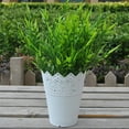 thumbnail image 4 of Flower pot Plastic Hollow Flower Holder Crown Lace Pierced Flower Vase Storage, 4 of 9