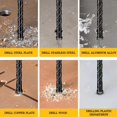 thumbnail image 2 of AMERTEER 3 To 12mm Hexagon Shank Cross Spear Bits Tile Cement Drill Bit Set, 2 of 7