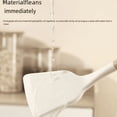 thumbnail image 2 of Espátula de silicona con mango de madera, espátula para cocinar, sartén antiadherente, utensilios de cocina para el hogar, utensilios de cocina de silicona blanca, olla, cuchara, 2 of 6
