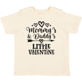 thumbnail image 3 of Inktastic Mommy Daddy Little Valentine Boys or Girls Toddler T-Shirt, 3 of 5