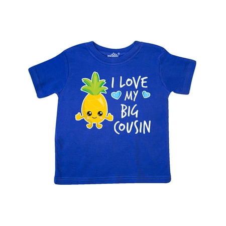 

Inktastic I Love My Big Cousin with Pineapple Gift Toddler Boy Girl T-Shirt