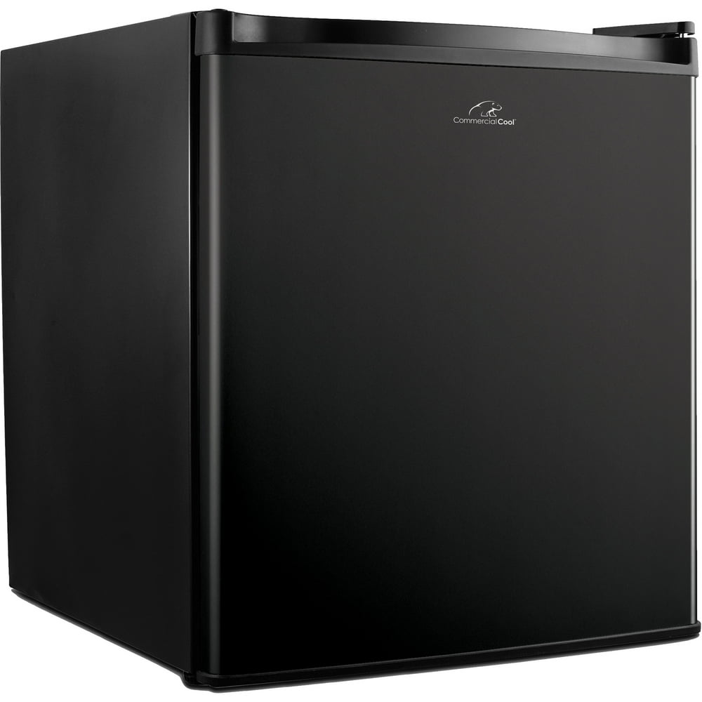 Commercial Cool 1.6 Cu Ft Refrigerator with Freezer, Black Walmart