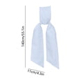 thumbnail image 6 of Wreath Sash for Front Door, Soft Polyester Decorative Ribbon, Solid Color Wreath Ribbon Bow for Yard Porch Garland Xmas Home Decor, 6 of 6