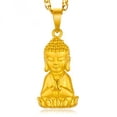 thumbnail image 3 of Collar con colgante de Buda yoga Shui Gold, colgantes Rulai Feng, 3 of 4