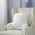 thumbnail image 3 of Mainstays Dot Faux Fur Textured Backrest Pillow, Ivory, 3 of 7