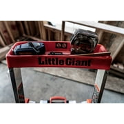 Little Giant Flip-N-Lite 5 Aluminum, Platform 3 Step Ladder, 300 lbs Rated, Type 1A