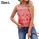 thumbnail image 2 of Camiseta sin mangas de verano para mujer, camiseta holgada de cuello redondo, camiseta étnica informal estampada Zhivalor BST3025459-2, 2 of 5