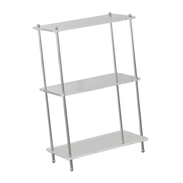 Mesa auxiliar pequeña de acrílico para bebidas, mesa auxiliar de esquina pequeña, ensamblable, extraíble, mesa auxiliar, mesita de noche para sofá de 3 capas