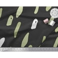 thumbnail image 3 of Soimoi Black Cotton Duck Fabric Brush Stroke Abstract Printed Fabric 1 Yard 42 Inch Wide, 3 of 3