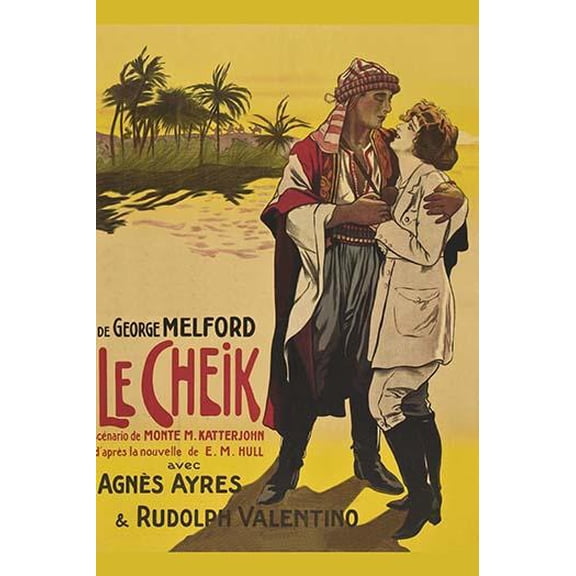 Le Cheik (The Sheik)-Fine art canvas print (20" x 30")