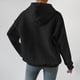 thumbnail image 5 of Sudadera con Capucha para Mujer, A , Cálida, Informal, Holgada, de Gran Tamaño. Negro L, 5 of 7