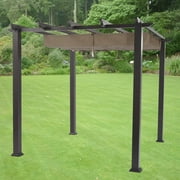 Garden Winds Replacement Canopy Top Cover Only for the Meritmoor 9x9 Pergola, Riplock 350 Will Only Fit Model BH16-092-099-70