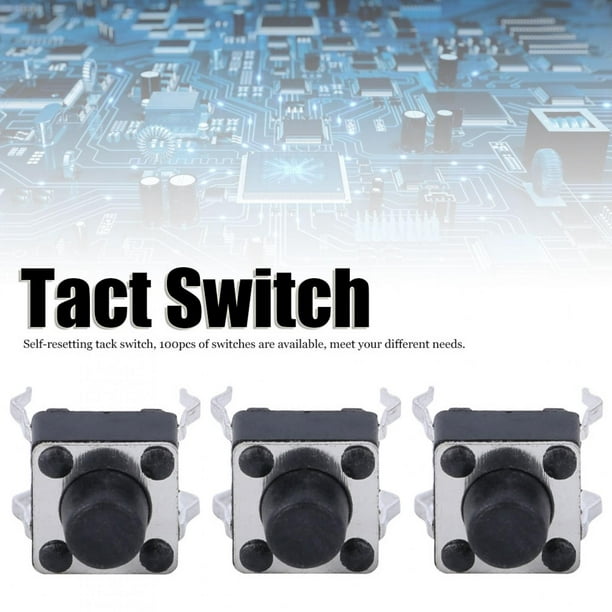 Mini Micro Interrupteur Tactile - différentes tailles - Momentané TACT  Switch