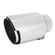 thumbnail image 2 of Tubo de escape de coche de 160mm, punta de corte inclinado, entrada de tubo de escape de 63mm, salida de 89mm, acero inoxidable Universal para sistema de emisión automotriz, 2 of 8