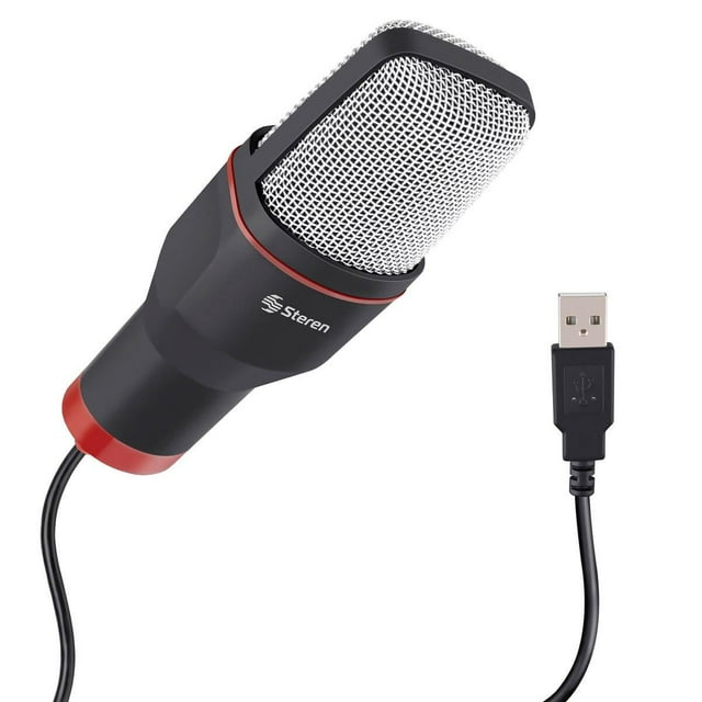 Micrófono USB de condensador Steren Mic-550