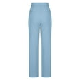 thumbnail image 5 of Wancir Girl's Flare Pants Kids High Waisted Button Multiple Pockets Yoga Bootcut Pants Full Length Bell Bottoms, 5 of 7