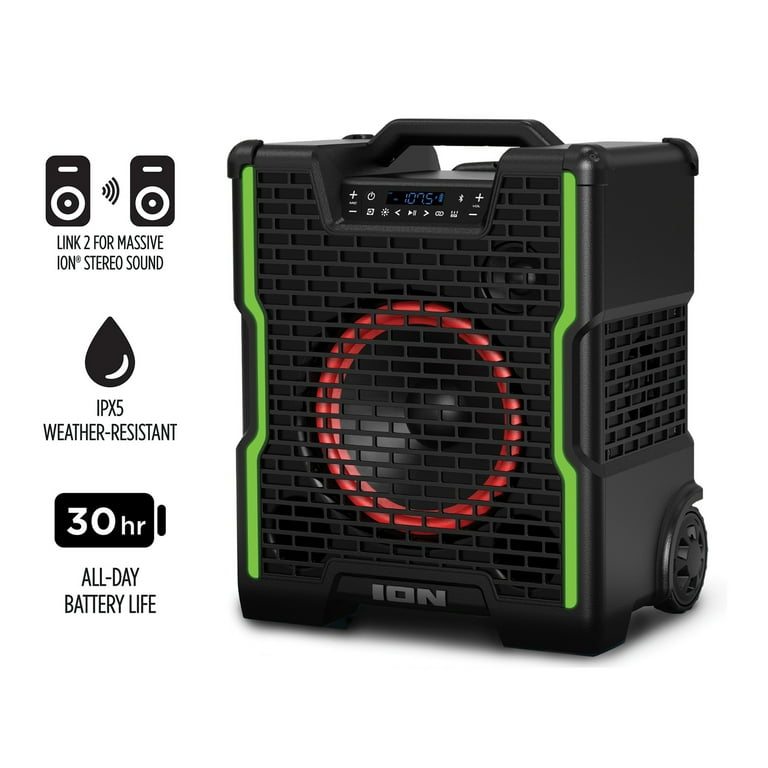 ION Block Rocker Icon All-Terrain Portable Bluetooth Speaker