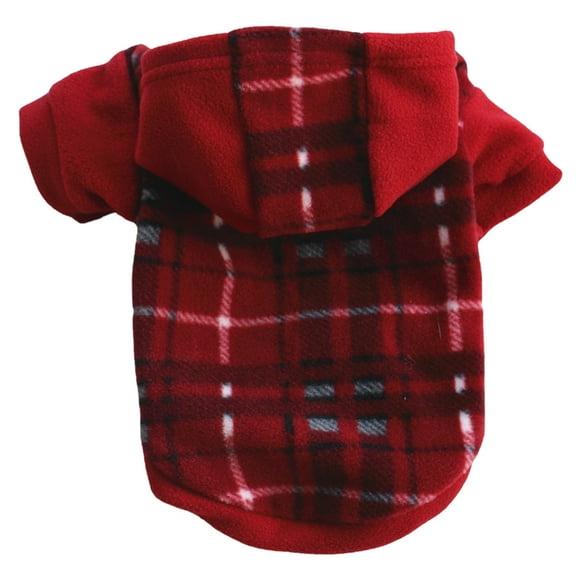 YUEHAO Dog Clothes for Small Dogs, Dog Winter Coat Jacket for Small Medium Dogs Thicken Dog Coat Windbreaker Puppy Winter Clothes for Cold Weather Snowday Pet Dog Clothes (Red, L)