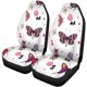 thumbnail image 1 of ABPHQTO Juego de 2 fundas de asiento de coche mariposa insecto Universal Auto asientos delanteros Protector apto para coche, SUV sedán, camión, 1 of 4