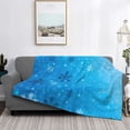 thumbnail image 2 of Balery Winter With Snowflakes Manta de Franela con Dibujo, Lujo Ultra Suave y Cálido, Antipelusa y Resistente a las Arrugas para Cama, Sofá, Camping -80"x60", 2 of 6
