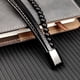 thumbnail image 3 of Pulsera para Hombre, Pulsera de Cuero para Hombre, Pulsera de Piedra Natural con Cierre magnético de Acero Inoxidable ER, 3 of 5