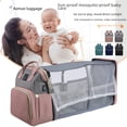 thumbnail image 2 of Bolsa de gran capacidad para madres y bebés, almacén japonés sencillo de biberones con aislamiento, mochila para exteriores para bebés, estilo moderno, 2 of 6