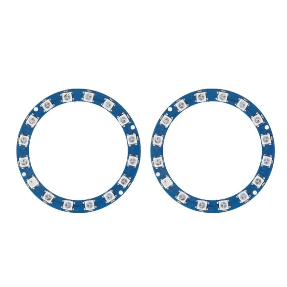 Matriz de tiras LED, 2 piezas de anillo LED RGB Anillo LED RGB inteligente Anillo LED RGB a todo color Rendimiento de primer nivel
