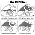 thumbnail image 6 of Haiem Tomatoes Car Windshield Sun Shade - Blocks UV Rays Sun Visor Protector, Sunshade to Keep Your Vehicle Cool, Universal Fit SUV Van Sedan-Small, 6 of 7