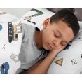 thumbnail image 3 of Sweet Jojo Designs Construction Truck Green Blue and Grey Full/Queen Bed Comforter 3 Piece Bedding Set - 3 Piece, 3 of 6