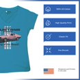 thumbnail image 6 of This Is Mustang Country Women's V-Neck T-shirt Legendary Performance Pink Muscle Car Shelby Mach 1 Boss GT Licensed Tee, 6 of 7